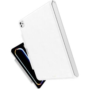 SWITCHEASY CoverBuddy for 2024 iPad Pro 11" M4 - Magic Keyboard Compatible Case for iPad Pro (M4), Enhanced Thickness & Heat Dissipation [Keyboard Not Included] - Black (Leather) in Kuwait