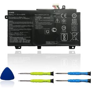 بطارية كمبيوتر محمول OUWEE B31N1726 متوافقة مع Asus FX80 FX86 TUF FX504 FX504GE FX504GM FX505 FX505DT FX505DY FX505GE FX505GD FX505GM A15 FA506IU A17 FA706II Serie B31BnEH B31Bn91 A41L K9H 48Wh (الشكل-A) in Kuwait