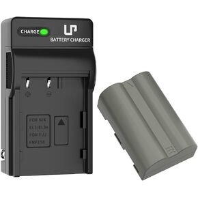 LP شاحن بطارية EN-EL3e لبطارية نيكون EN EL3e، EL3، EL3a، متوافق مع نيكون D700، D300s، D300، D200، D100، D90، D80، D70s، D70، D50 والمزيد، بديل لنيكون MH-18، MH-18a، MH-19 in Kuwait