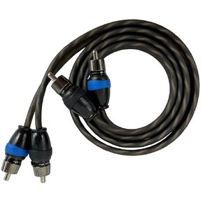 Sky High Car Audio 2 Channel Twisted 20 ft RCA Cables Coated 20' OFC in Kuwait