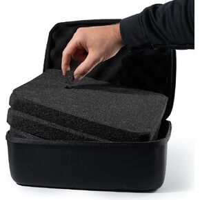 Protective Hard Case with Customizable Foam – 7.5 Inch Lightweight Hard Shell Case for Electronics, Cameras, Tablets, Phone & More – 7.5 x 6.5 x 3.75 Inches in Kuwait