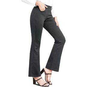 سروال فستان Davena للسيدات 2023 مقاس 28 بوصة 31 بوصة 34 بوصة Bootcut مضيئة أنيق مناسب للعمل غير رسمي مناسب للمكتب صغير طويل القامة in Kuwait