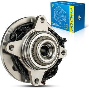 PHILTOP 515054 Front Wheel Hub Bearing Assembly for Express 2500 2003-2005, Yukon XL 1500 2000-2006, Yukon 2000-2006, Tahoe 2000-2006, Suburban 1500 2000-2006, Silverado 1500 1999-2004 6 Lugs W/ABS in Kuwait