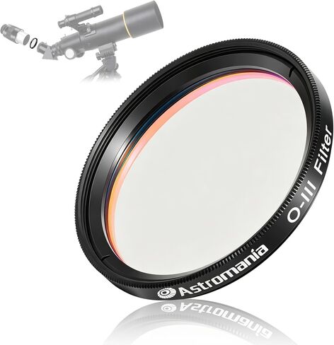 Astromania 2" O-III Filter - Produces Near-Photographic Views of The Veil, Ring, Dumbbell and Orion Nebula, Among Many Other Objects in Kuwait