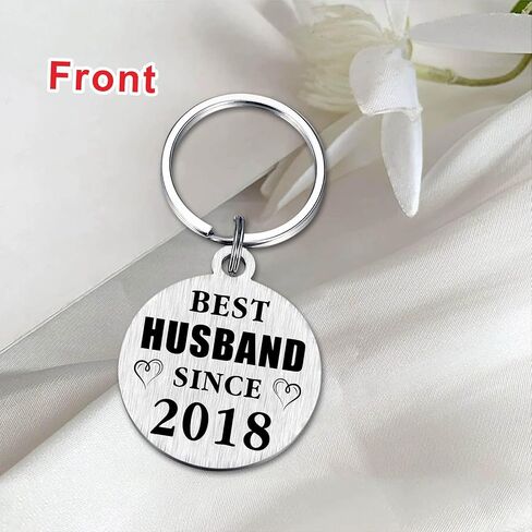 TANWIH 8th Wedding Anniversary Keychain Gifts for Wife, We Still Do Since 2015, 8 Year Anniversary Decoration for Wife, 8 Yr Anniversary for Her in Kuwait