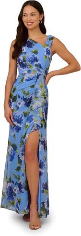 Adrianna Papell Women's Printed Chiffon Gown in Kuwait