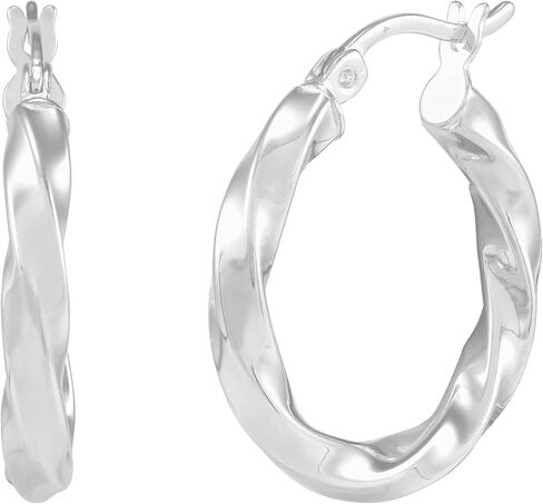 Silpada 'Simply Sweet' Hoop Earrings in Sterling Silver in Kuwait