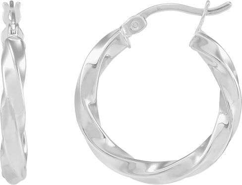 Silpada 'Simply Sweet' Hoop Earrings in Sterling Silver in Kuwait