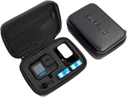 Surface-Waterproof Carrying Case Compatible with GoPro Hero 13/12/11/10/9/8/7/(2018)/6/5 Black,DJI osmo action,AKASO/Campark/YI Action Camera and More in Kuwait