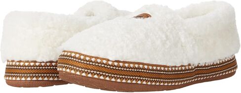 ARIAT Women's Snuggle Warm Indoor & Outdoor Rubber Outsole Slip-On Slipper, Tan, Large in Kuwait
