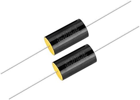 Zerone 2PCS Capacitor Frequency Divider Capacitance Audio Speaker Capacitor with Pure Copper Wire Pins(2.2uF) in Kuwait