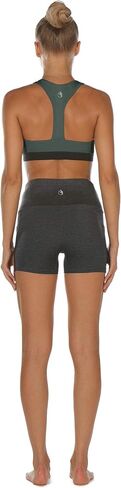 icyzone High Waisted Workout Biker Shorts for Women, Yoga Gym Running Compression Spandex Shorts in Kuwait