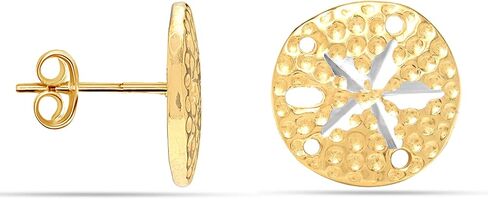 LeCalla 925 Sterling Silver 18K Gold-Plated Sea-Life Ocean Drop Stud Earrings for Women in Kuwait