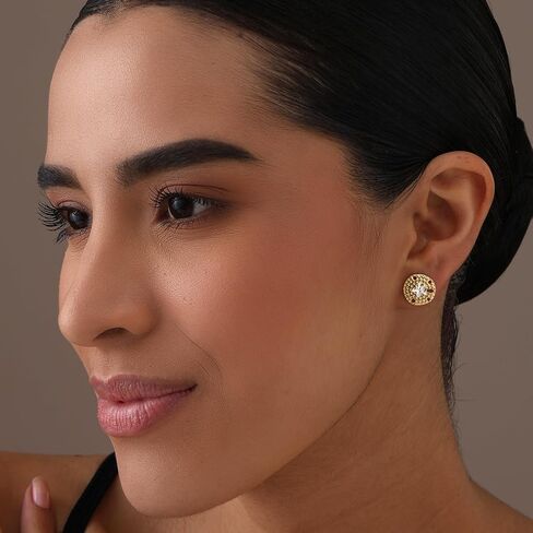 LeCalla 925 Sterling Silver 18K Gold-Plated Sea-Life Ocean Drop Stud Earrings for Women in Kuwait