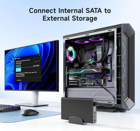 Cable Matters 2-Pack 6 Gbps SATA III to eSATA Cable 3 Feet in Kuwait