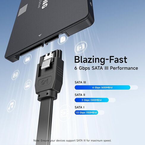 Cable Matters 2-Pack 6 Gbps SATA III to eSATA Cable 3 Feet in Kuwait