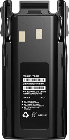 SAMCOM 1500mAh Battery for Walkie Talkie, Suitable FPCN30A Two Way Radio(1 Pcs) in Kuwait