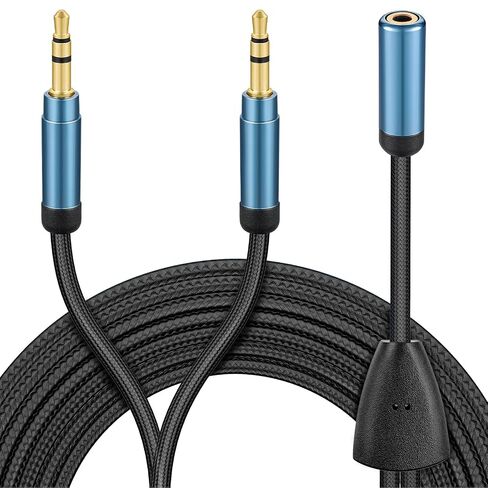 Ancable 6ft 3.5mm Stereo Female to 2-Male Y-Splitter Audio Cable in Kuwait