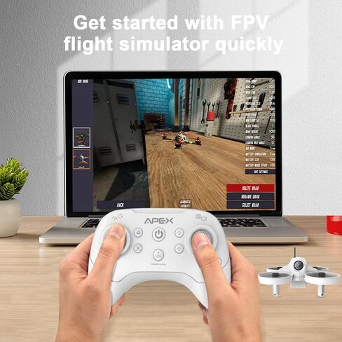 APEX FPV Drone Kit with 120° Wide FPV Goggles，3 Batteries RTF Drone | VR70-2.0 with Altitude Hold,Low Latency Analog FPV Racing Whoop for Beginner & Freestyle Pilot in Kuwait