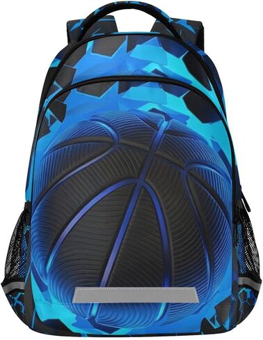 Dog German Shepherd Backpack for Boys Girls American Flag Elementary School Bag Kids Bookbag Travel Rucksack in Kuwait