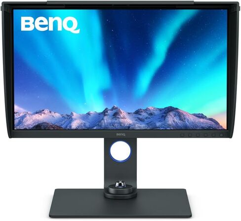 BenQ SW272U 27-Inch 4K 90W USB-C Photographer MacBook/Windows Compatible Monitor, 99% Adobe RGB, 100% sRGB, TUV Anti-Reflection Cert, 1.07 billion colors, 16-Bit 3D LUT, Wireless Hotkey Puck in Kuwait