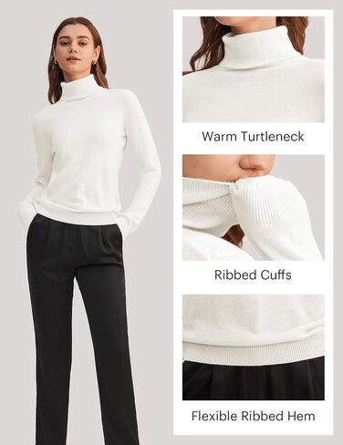LILYSILK 100% Pure Cashmere Sweater for Women Long Sleeve Crew Neck Pullover, Soft, Lightweight in Kuwait