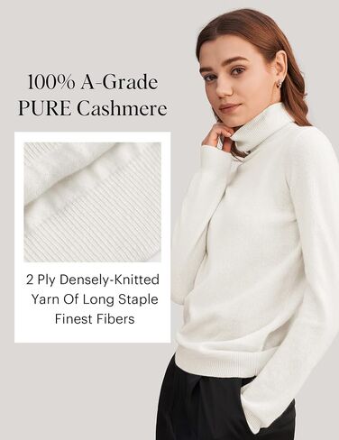 LILYSILK 100% Pure Cashmere Sweater for Women Long Sleeve Crew Neck Pullover, Soft, Lightweight in Kuwait