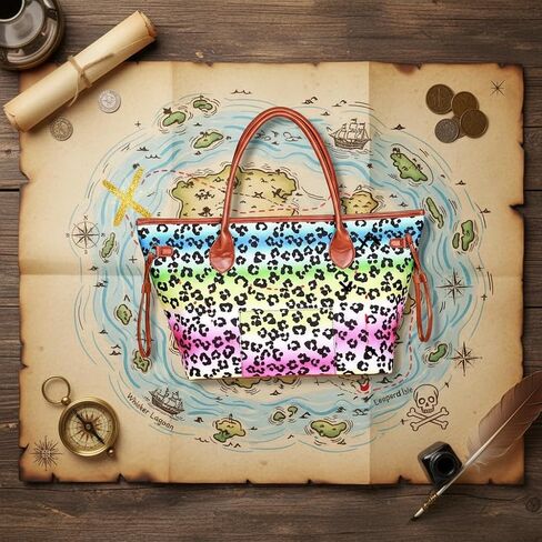 Large Womens Tote Beach Bag Lightweight Carry Shoulder Bag Canvas Casual Tote Handbag with Faux Leather Handle Gifts in Kuwait