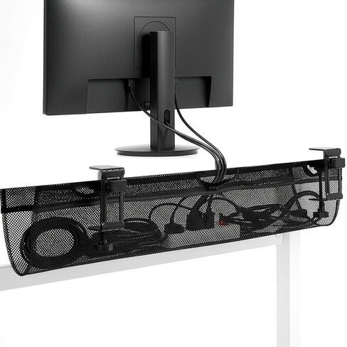 VIVO Mesh 36 Inch Clamp-on Under Desk Cable Net, Workstation Wire Organizer, Cable Management for Home and Office, Black, DESK-AC36MH in Kuwait