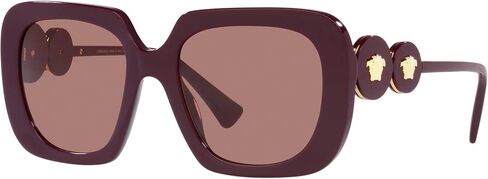 Versace Woman Sunglasses Black Frame, Dark Grey Lenses, 54MM in Kuwait