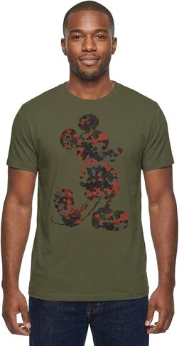 Disney Mens Mickey Mouse Shirt - Classic Mickey Mouse Tee Shirt - Mickey Graphic T-Shirt in Kuwait