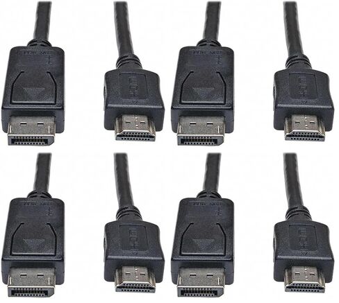 TRIPP Lite DisplayPort to HDMI Cable Adapter, DP to HDMI (M/M), DP2HDMI, 1080P, 3 ft. (P582-003),Black in Kuwait