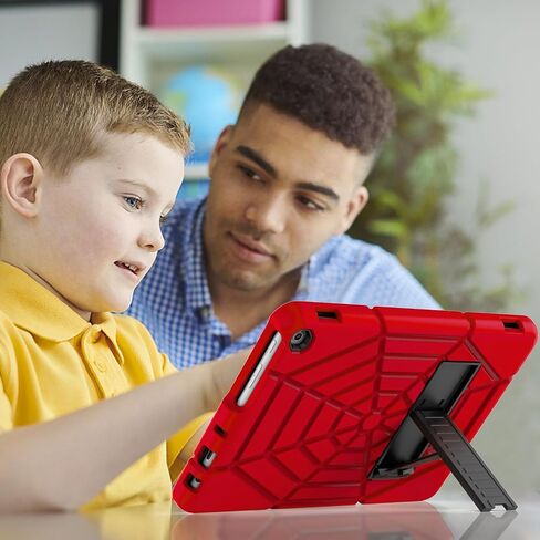 Grifobes (for 13th/11th Generation 2023/2021 Release) All New Kindle Fire HD 10/10 Plus, HD 10 Kids/Kids Pro Tablet, 3-in-1 Heavy Duty Rugged Protective Cover with Stand for Boys Children in Kuwait
