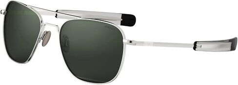 Randolph USA | 23k White Gold Classic Aviator Sunglasses for Men or Women Polarized 100% UV in Saudi Arabia