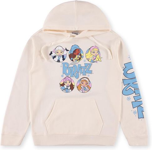 Bratz Ladies Dolls Hoodie Sweatshirt - Yasmin, Cloe, Jade, and Sasha 1990's Vintage Throwback Hoodie Sweatshirt in Kuwait