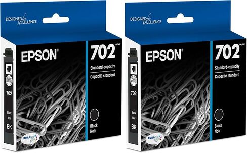 EPSON 702 DURABrite Ultra Ink High Capacity Cyan Cartridge (T702XL220-S) Works with WorkForce Pro WF-3720, WF-3730, WF-3733 in Kuwait