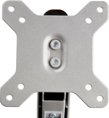 StarTech.com Desk Mount Dual Monitor Arm - Adjustable - Supports Monitors 12" to 30" - Full Motion VESA Mount Double Monitor Arm - Desk Clamp - Black (ARMSLIMDUO) in Kuwait