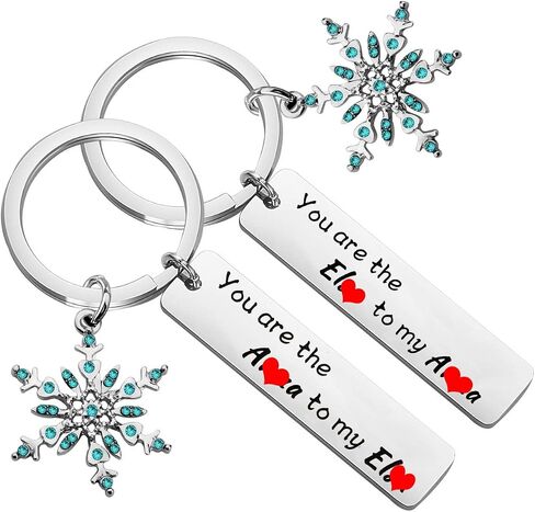 CHOORO Elsa Anna Jewelry Queen Elsa Princess Anna Gift You The Anna to My Elsa Keychain Set in Kuwait