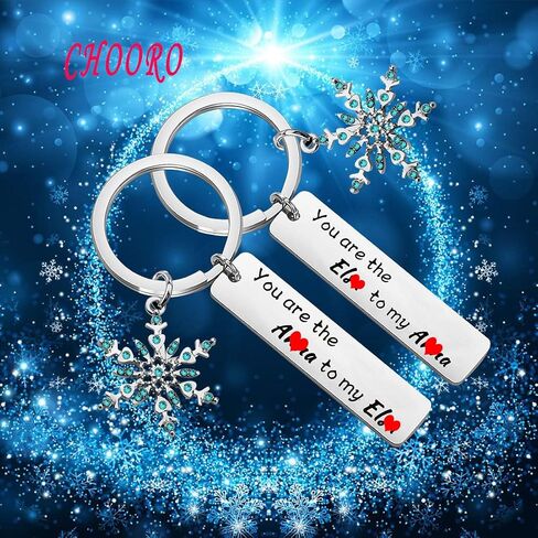 CHOORO Elsa Anna Jewelry Queen Elsa Princess Anna Gift You The Anna to My Elsa Keychain Set in Kuwait