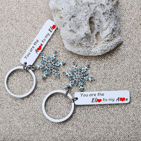 CHOORO Elsa Anna Jewelry Queen Elsa Princess Anna Gift You The Anna to My Elsa Keychain Set in Kuwait