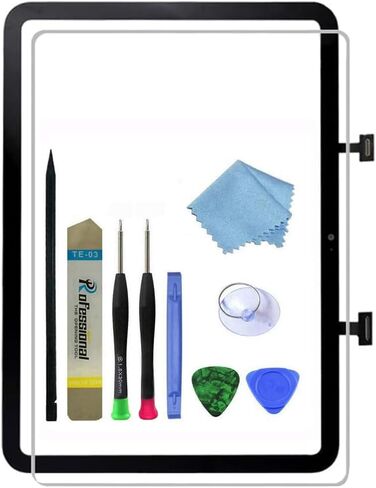 لجهاز iPad 10 الجيل العاشر من الزجاج الرقمي الذي يعمل باللمس مقاس 10.9 بوصة 2022، للجيل العاشر A2696 A2757 A2777 مع لاصق مثبت مسبقًا، طقم إصلاح الأدوات in Kuwait