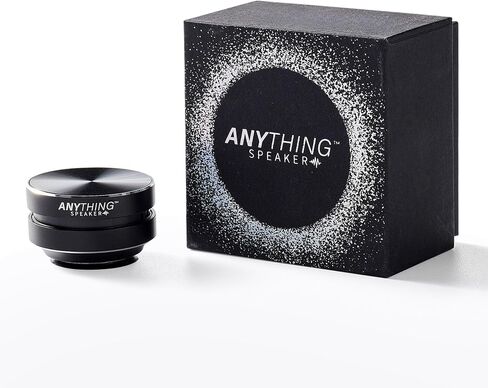 Portable Mini Bluetooth Speaker 2024 - Turn Anything Into A Speaker - Wireless Bone Conduction Induction Vibration Speaker + Gift Box - Travel-Sized, 360° Sound (Silver) in Kuwait