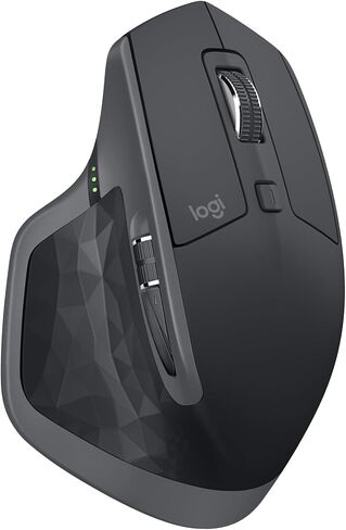 Logitech MX Master 2S Wireless Mouse - Hyper-Fast Scrolling, Ergonomic, Rechargeable, Control 3 Computers, Graphite in Kuwait