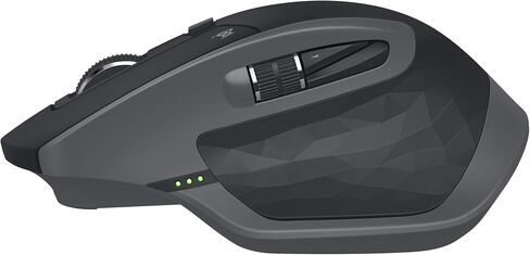 Logitech MX Master 2S Wireless Mouse - Hyper-Fast Scrolling, Ergonomic, Rechargeable, Control 3 Computers, Graphite in Kuwait