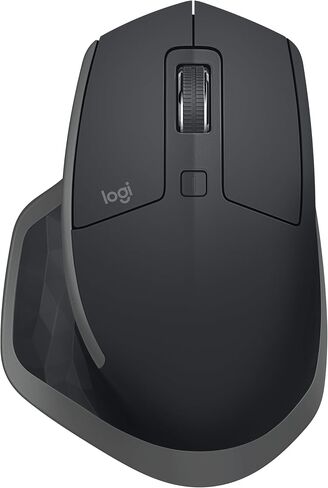 Logitech MX Master 2S Wireless Mouse - Hyper-Fast Scrolling, Ergonomic, Rechargeable, Control 3 Computers, Graphite in Kuwait