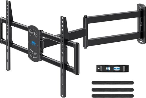 حامل حائط للتليفزيون مُدرج من Dream UL لمعظم تلفزيونات LED LCD OLED مقاس 42-84 بوصة، حامل تلفزيون كامل الحركة مع أذرع مفصلية، الحد الأقصى VESA 600x400 مم، حتى 100 رطل، يناسب ترصيع مقاس 16 بوصة و18 بوصة و24 بوصة in Kuwait