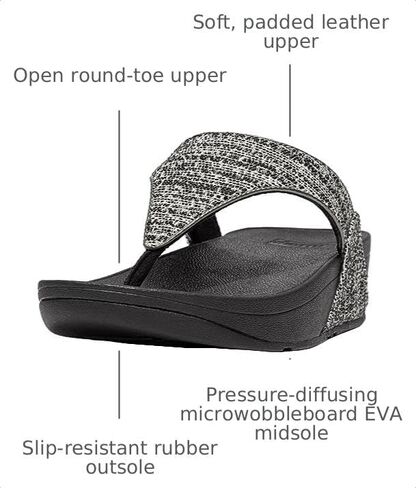 FitFlop Women's, Lulu Shimmerweave Thong Sandal in Kuwait