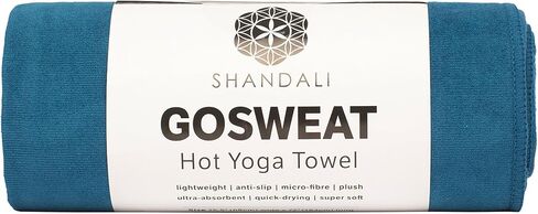 Shandali GoSweat Non-Slip Hot Yoga Towel with Super-Absorbent Soft Suede Microfiber in Many Colors, for Bikram Pilates and Yoga Mats. in Kuwait