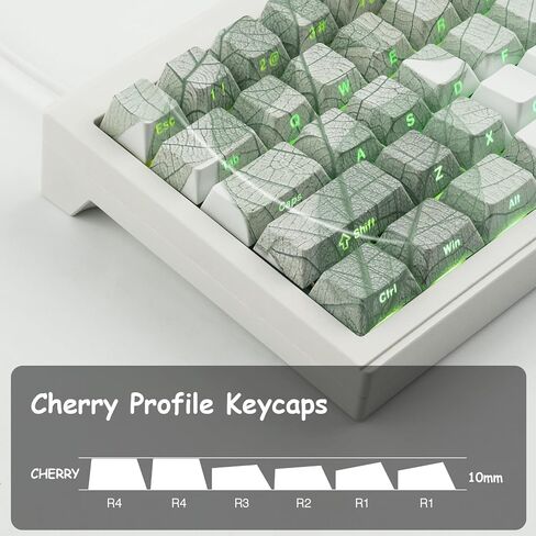 Hyekit Custom Keycaps - PBT Keycaps, Cherry Profile, Dye Sub, Japanese Keycaps, 6.25u, 7u, 161 Key Set, for Mechanical Keyboard, US and UK Layouts (Galaxy) in Kuwait