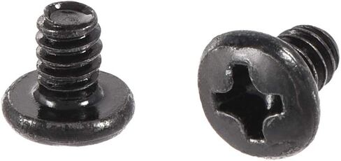 uxcell #6-32 x 15/64" Phillips Pan Head Screw Fastener Silver Tone for Laptop PC TV Fan Switch 60pcs in Kuwait